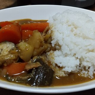 サバ芋カレー